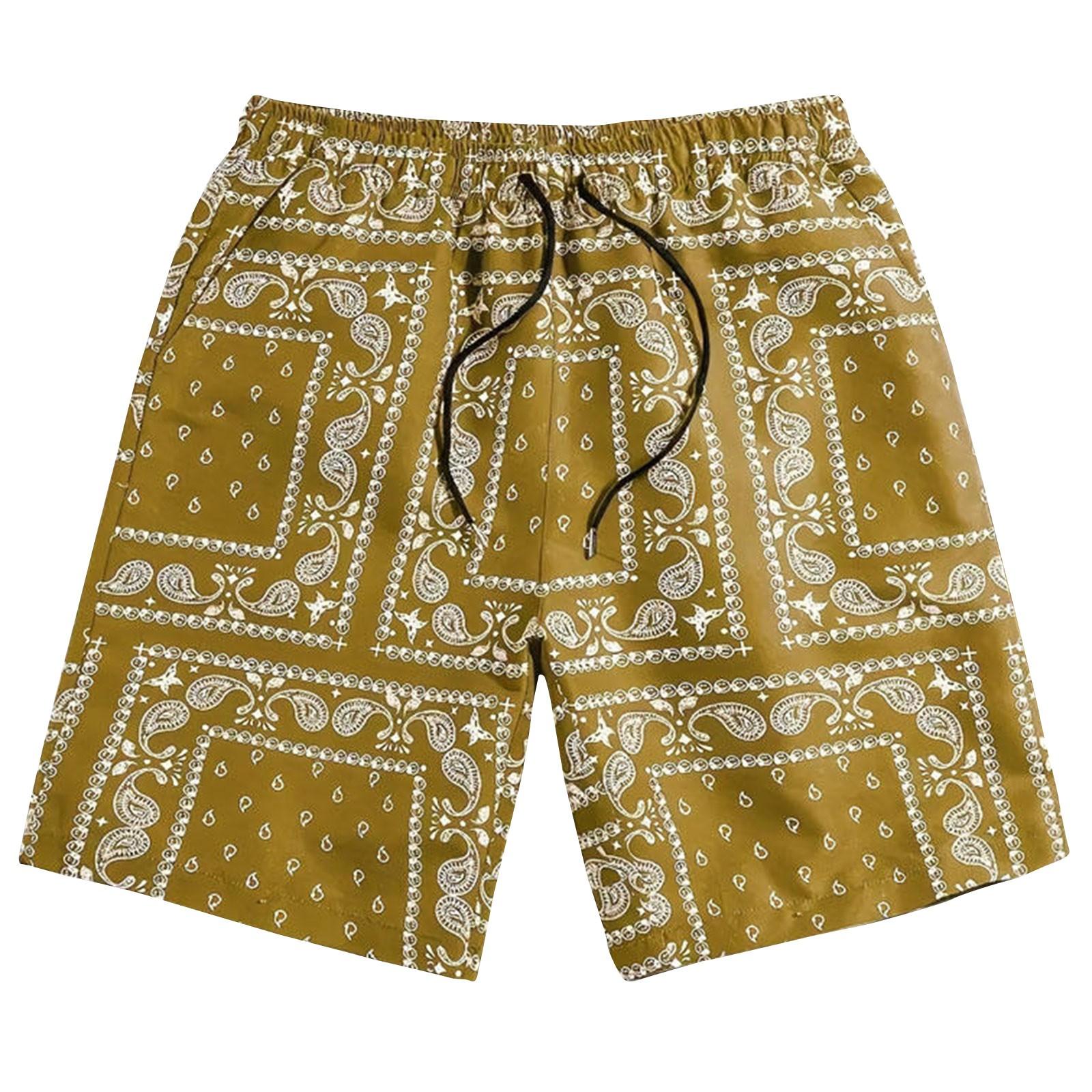 

Мужские повседневные модные шорты. Мужские свободные дышащие шорты с принтом. S хаки