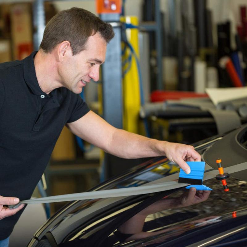 1 Set Car Tools Wrap Film Sticker Wrapping Tool Vehicle Vinyl Wrap Window Tint Film Tool Kit Cutter Aid Tool Window Tinting