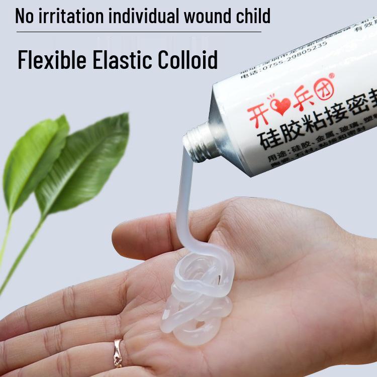 Transparent Waterproof Silicone Sealant for Car Rubber Strips - Flexible & Heat Resistant