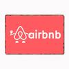 Vintage Airbnb Logo 1 Metallskilt Plakat Veggdekor Kino Stue Veggmaleri Morsomt Blikkskilt Kjøkken Soverom Kafé Bar Pub Stue