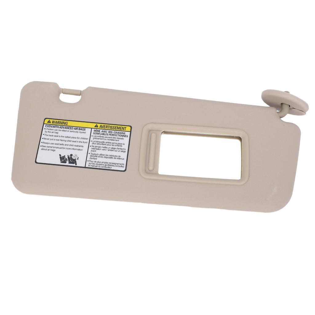 Front Right Passenger Side Sun Visor with Makeup Mirror Sun Blocking Elegant for RAV4 2004 To 2005