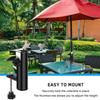 Outdoor Patio Beach Sunshade Umbrella Fixing Clip Garden Patio Umbrella Fixing Holder Portable Courtyard Parasol Stand