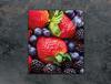 GLAS-SCHNEIDEBRETT 45x52 ERDBEEREN
