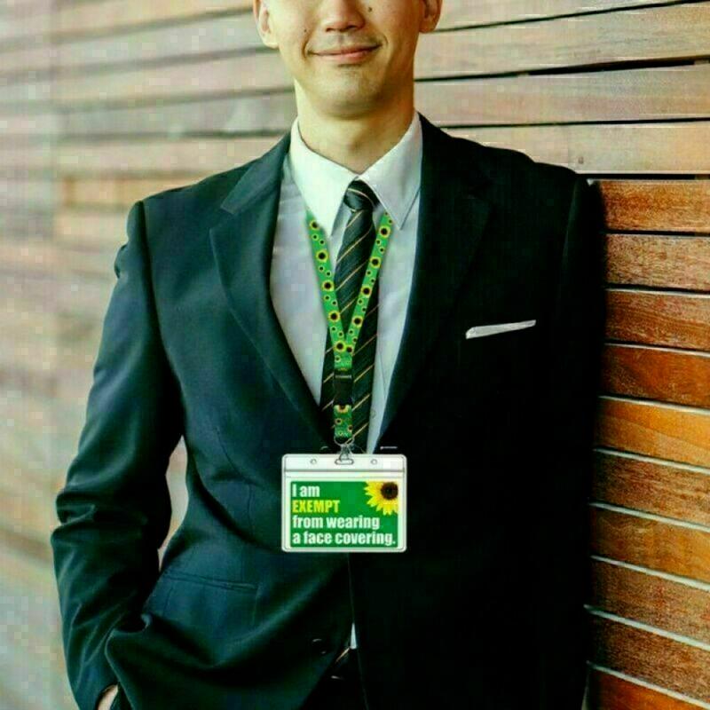 ID Lano na telefon Šňůrky na krk Příslušenství Skryté postižení Slunečnice Roztomilá šňůrka Klíčenka Šňůrky na klíče Odznak