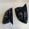 Gloss Black Side Rearview Mirror Covers For Mercedes Benz W206 S206 C180 C200 C200d C300 C300d C300e - Wing Mirror Caps