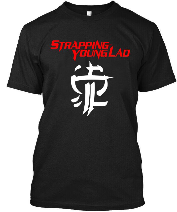 NEW Strapping Young Lad Canadian Extreme Music Graphic Retro Logo T-SHIRT Unisex T-Shirt L