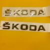 1Pc ABS Emblem Badge Car Trunk Stickers For Ocavia Superb Fabia Rapid Kodiaq Yeti