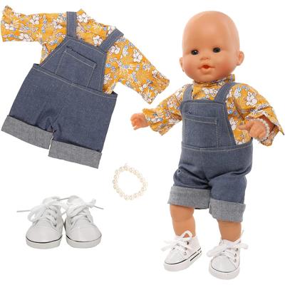 Vestiti per bambole, tute, abiti per bambole, vestiti in denim e scarpe per bambole da 35-43 cm