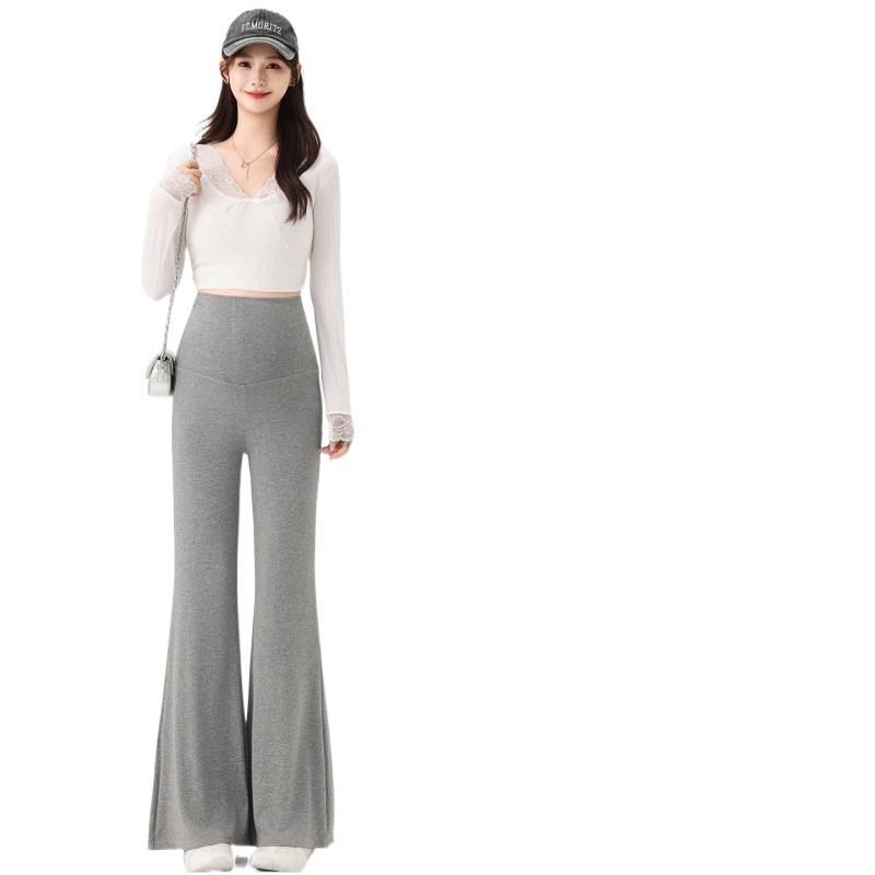 2026 Wide Leg Maternity Pants – Non-Constricting, Belly-Supporting, Slimming, Perfect for Spring/Autumn.