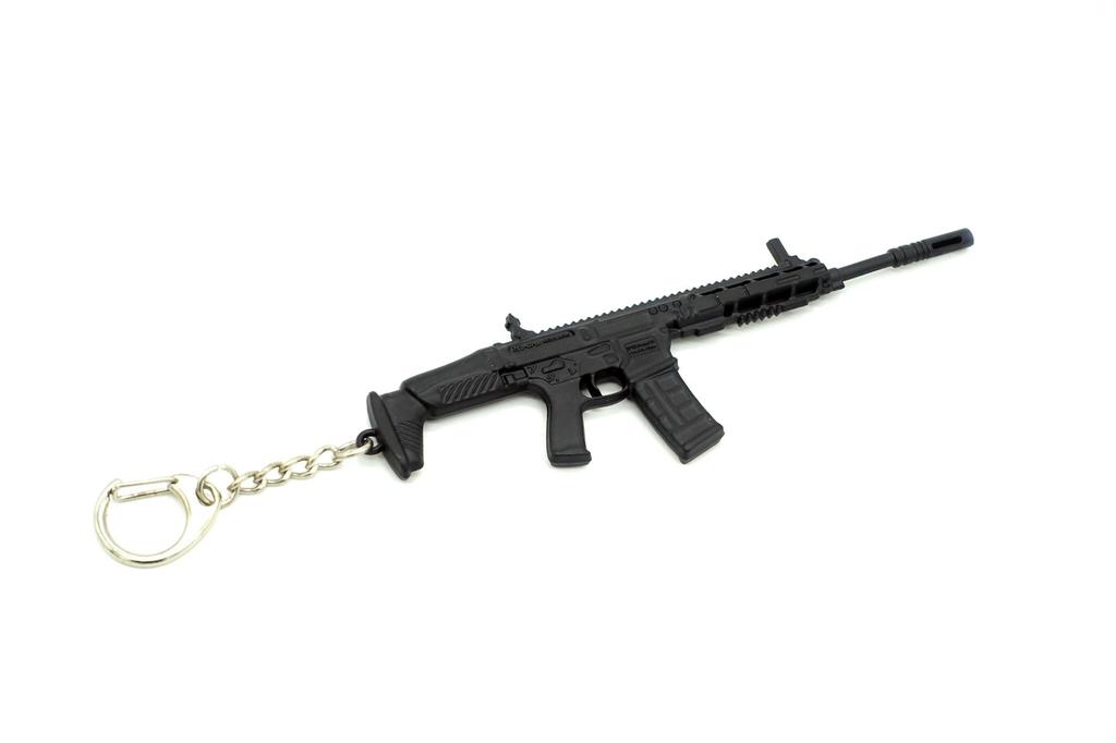 HOWA Type 20 Rifle Zinc 14cm Japan Force Model 5.56mm Keychain, Die-Cast, Long, 45g, Self-Defense