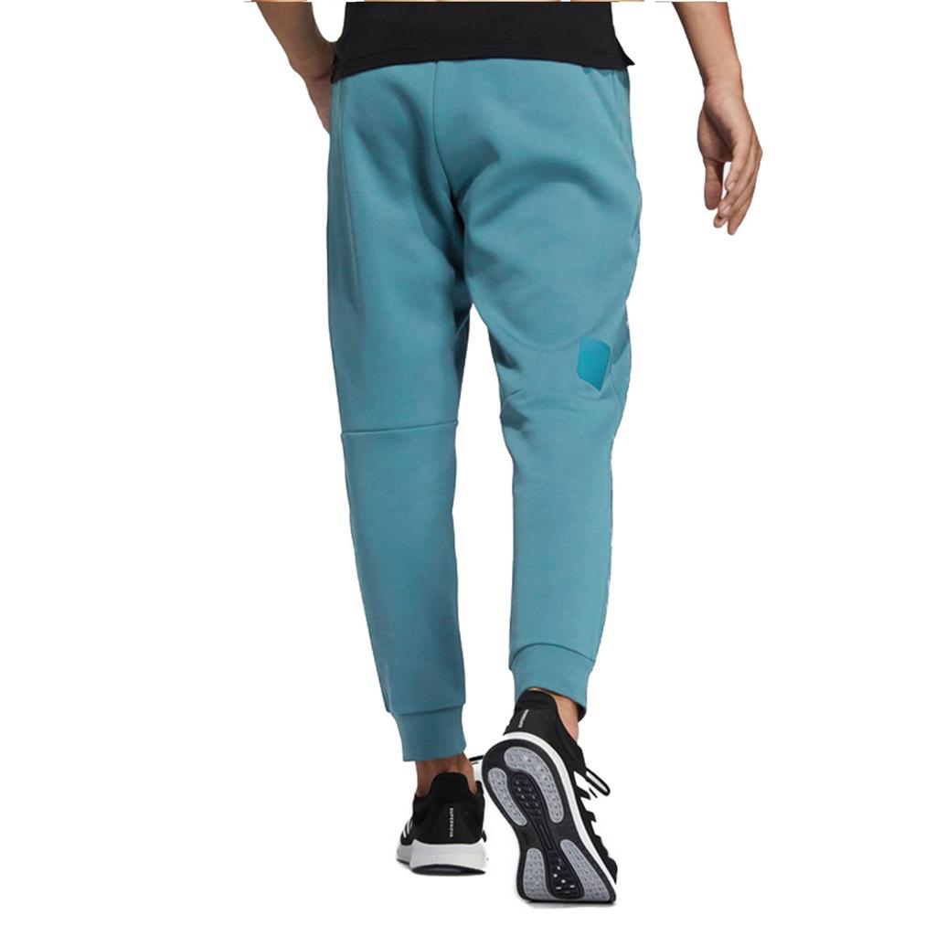 Adidas Wu Ji Collection Knitted Sweatpants Men's Dark Cyan Moderate Cuffed Pants H39292