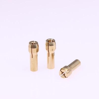 11 buc/lot Mandrină cu pensetă din alamă pentru mini-bormașină Pentru unealtă rotativă 0.5-3.2Mm Alamă și piuliță Pentru set de accesorii