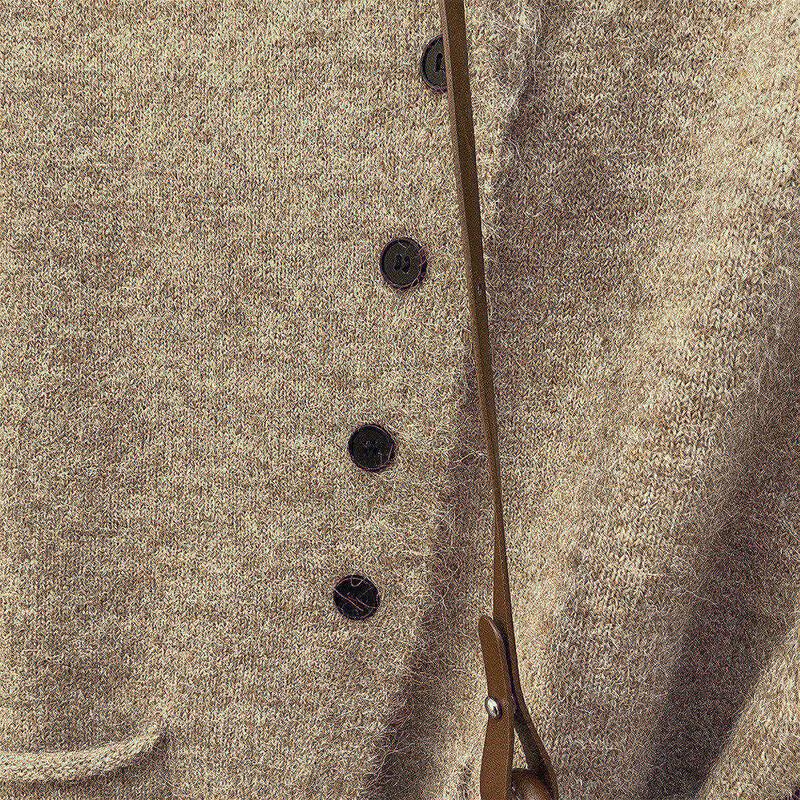 TonLion Women's Simple Asymmetrical Cardigan Vest