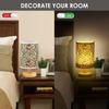 Fabric LED Table Lamps USB Bedside Night Lamp Wood Base Chinese Style Lampshade Decor Light for Home Bedroom Office Desk Lights