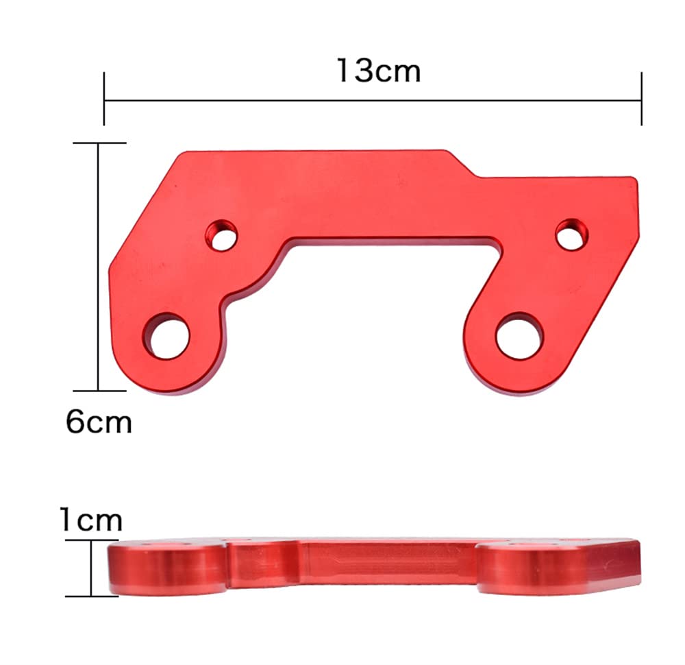 LEDISHUN Rearset 25mm 13mm for Kawasaki Ninja 400 and Z400 Adjusters, Up, Back, 250, (2018-2022), Z250, (2019-2022) (Titanium Color)