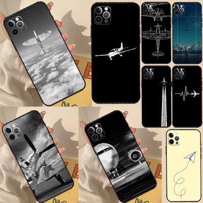 Husă Avion Avion pentru iPhone 11 12 13 Pro Max Husă pentru iPhone 13 12 Mini XR X XS Max 7 8 Plus SE 2020