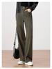 Women's High-Waisted Lyocell Tencel Wide-Leg Pants - Autumn 2025