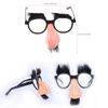 Gruselige Verkleidungs-Augapfelbrille Goo Goo Augenbrille Verkleidungsbrille mit lustiger Nase Augenbrauen und Schnurrbart für Halloween-Party