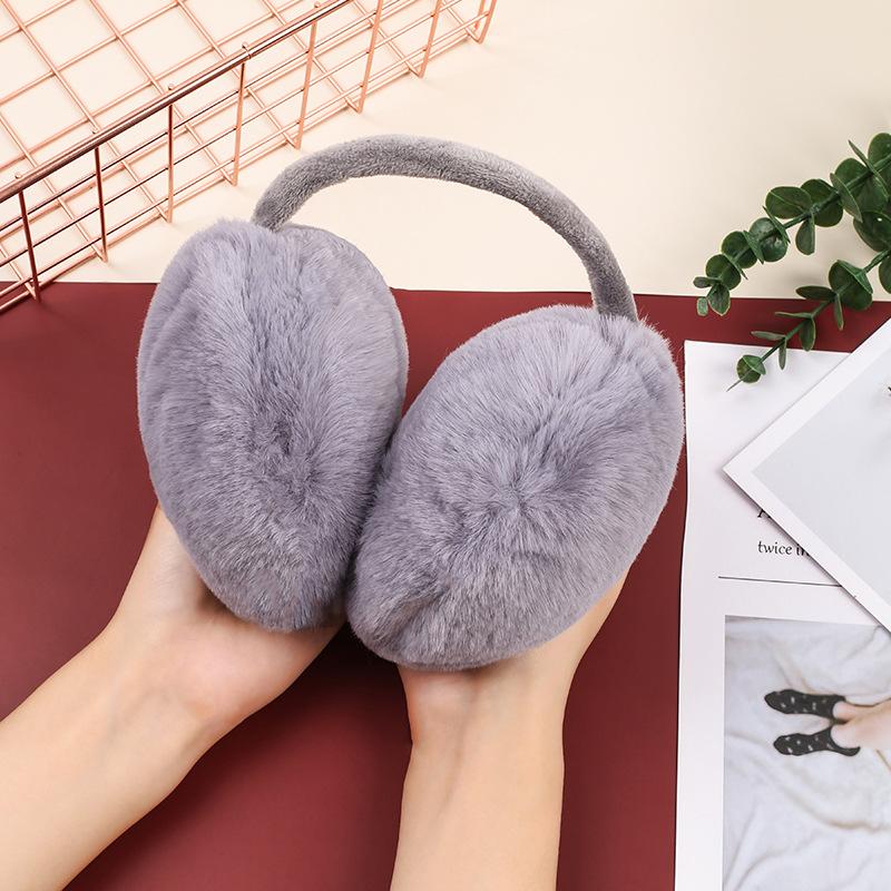Autumn and Winter Students Ride Lovely Ears Warm Face Women's Earmuffs