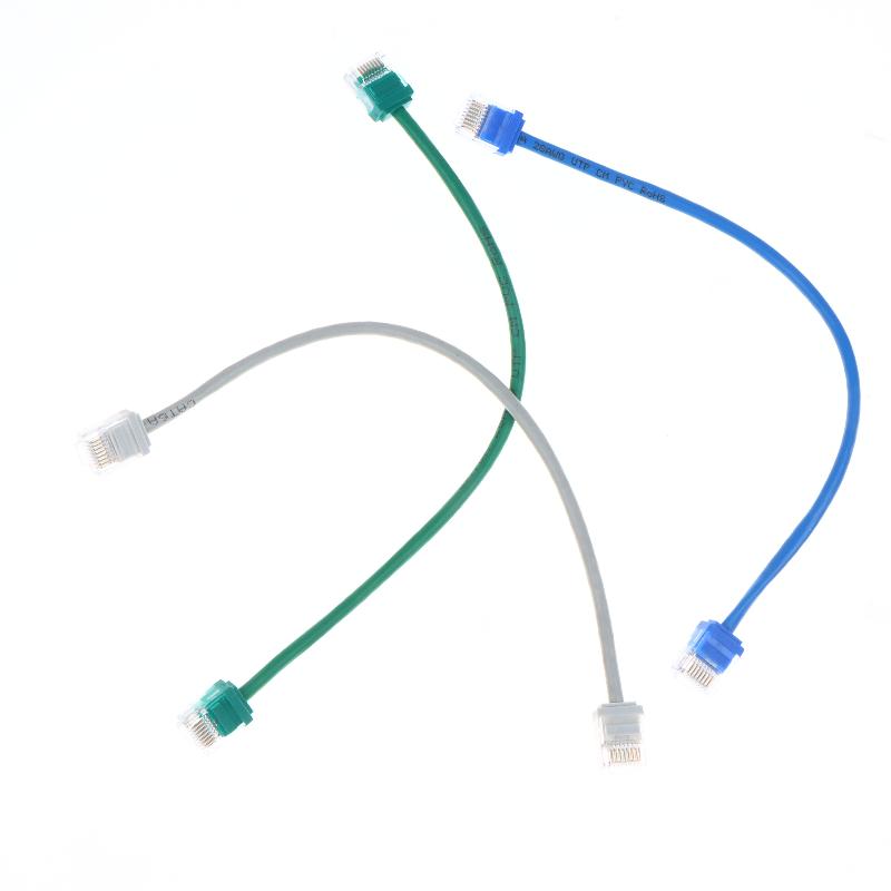 0.2m Slim RJ45 Ethernet Cable 10Gbps 550MHz High Speed Network Cord for Switch TV Box Portable Router Use