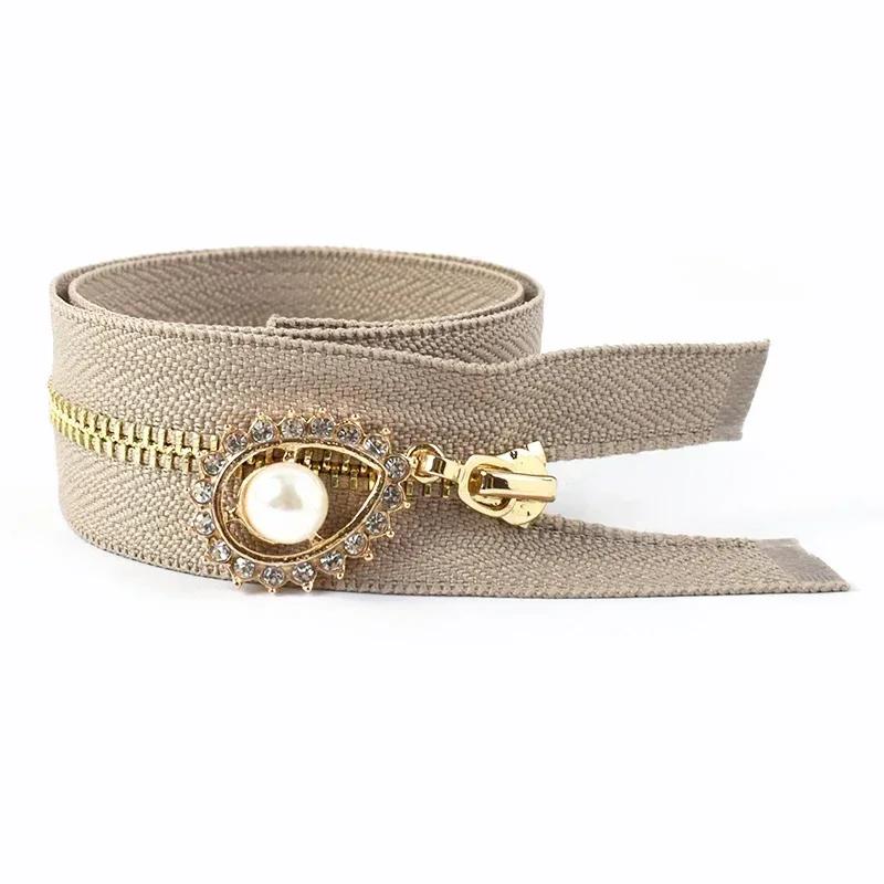 2/5Pcs 3# 40-70cm Open-end Metal Zippers for Sewing Jacket Coat Zipper Tapes Clothes Tent Zip Repair Kit DIY Garment Accessories