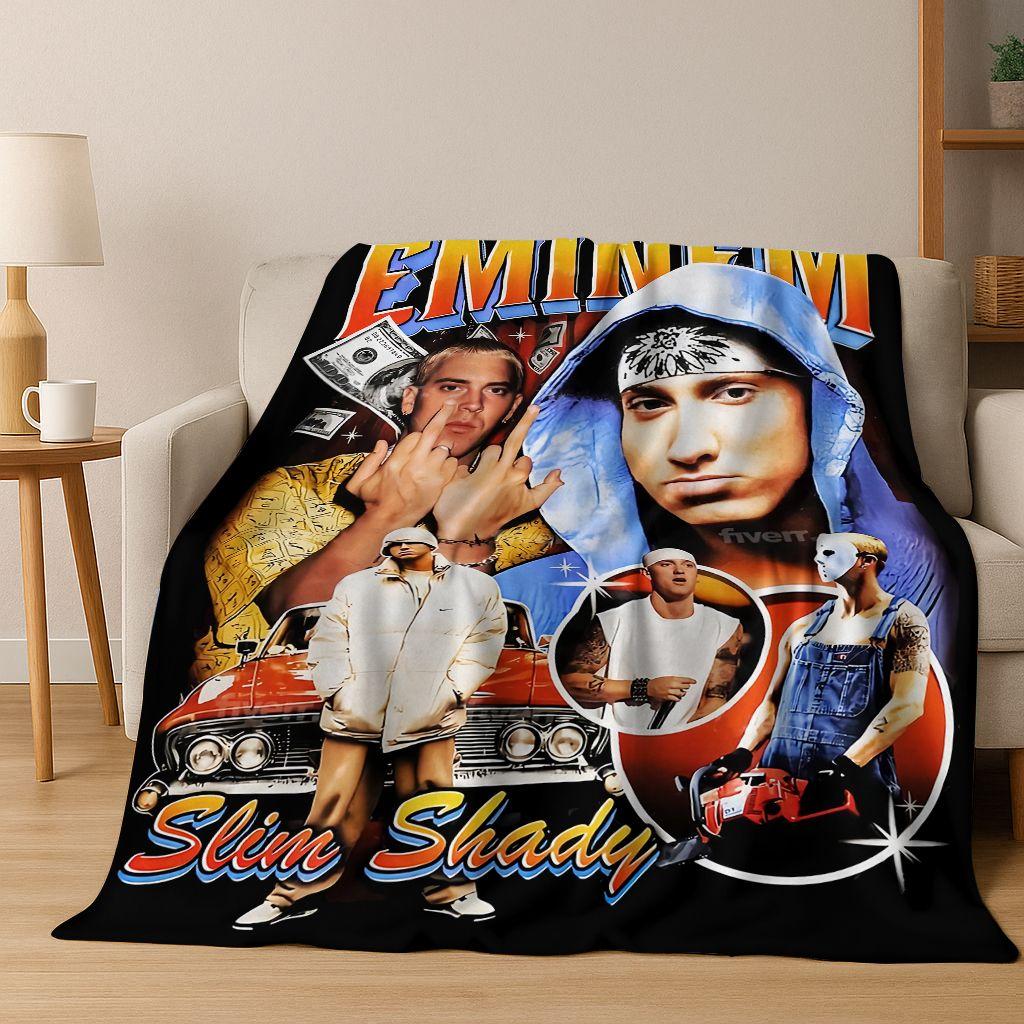 

Тупак 2Пак Рэпер Эминем Хип-Хоп Бог Рэпа Арт Фланелевое Одеяло, Уютное Мягкое Плед для Дома Спальни Кровати Дивана Покрытие Детский Подарок 75x90cm