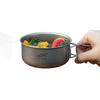 Japanese-Style Titanium Camping Pot: Portable, Foldable, Multi-Functional Outdoor Cookware for Soup and More