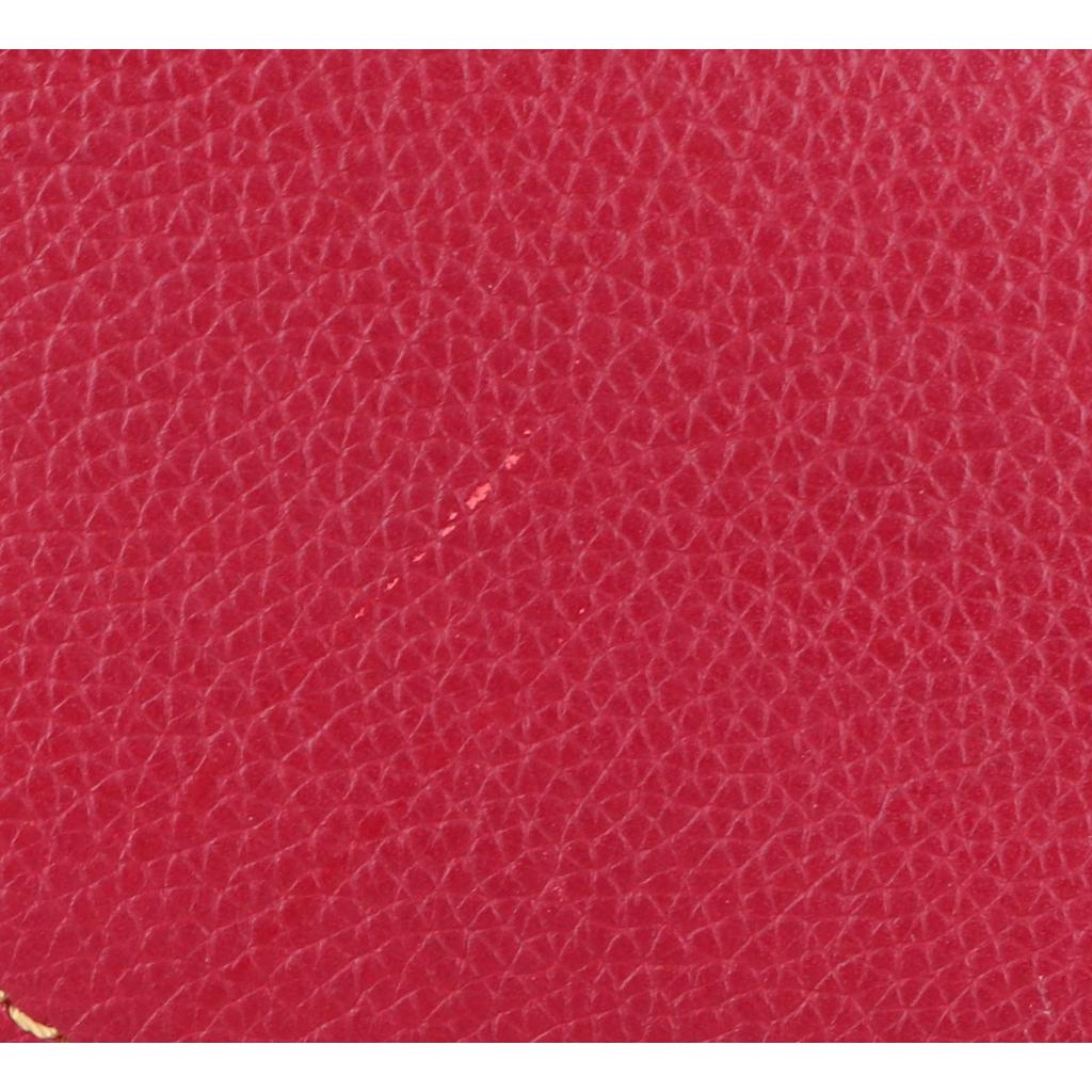 J&MDavidson 1813N THE BELT POUCH Leather belt pouch/ Shoulder bag RedUsed