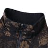 Ladies Oversized Sleeveless Waistcoat Floral Pattern Zip Collar Vest Plus Size Autumn Outerwear for Elderly Women