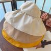 2025 New Summer Empty Top Wide Brim Sun Hat for Women Anti UV Sunscreen Bucket Hat Female Sun Protection Outdoor Beach Cap