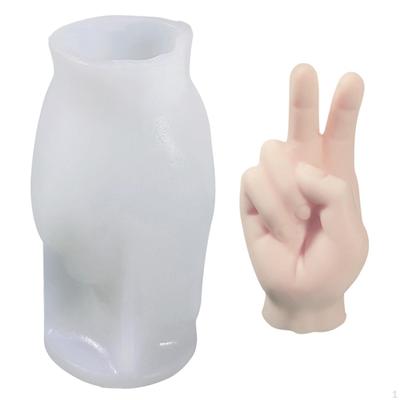 Gesture Silicone Model Candle Making DIY Decor Creative Handmade Gypsum Epoxy Resin
