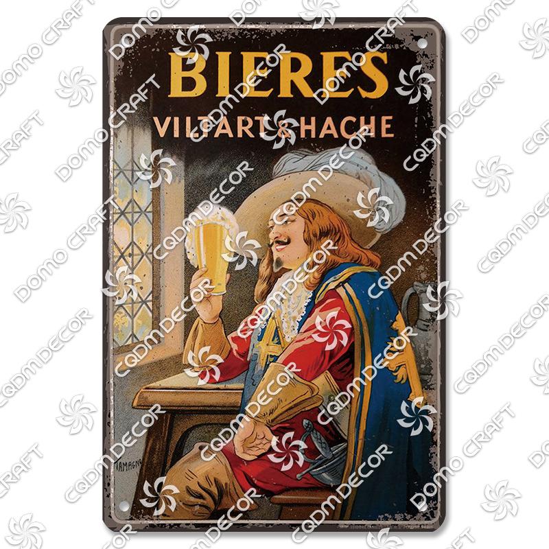 Retro Bierplaketten Metall Blechschilder Trinker Bierglas Metallplatte Vintage Wanddeko Bierparty Bar Pub Wohnzimmer Zuhause