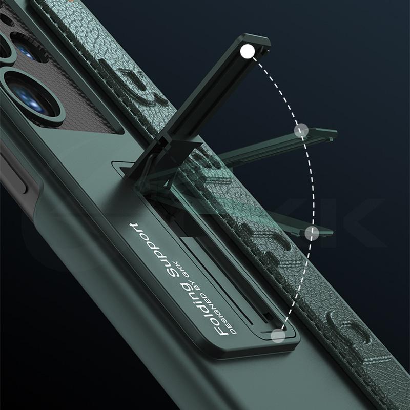 Alça de pulso à prova de choque caso duro para samsung galaxy s23 ultra s23 plus 5g caso com suporte capa para s23ultra s23plus pulseira casos