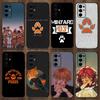 La Funda de Teléfono AFTG The Foxhole Court Para Samsung Galaxy A13,A21s,A22,A31,A32,A52,A53,A71,A80,A91 Cubierta Negra Suave