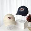 Year of the Horse series classic cartoon cap for men and women couples pony embroidered curved brim baseball cap summer