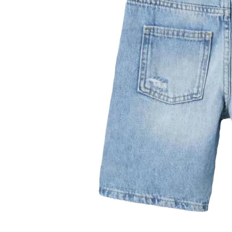 

Girls Blue High-Waisted Denim Shorts 7-8 небо синє кольору