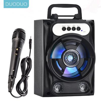 Portable Size  Bluetooth Speaker Wireless Sound System Bass Stereo with LED Light Wireless Outdoor Sport Travel