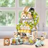 City Tea House Building Blocks Set Blocks Craft Toys DIY Toys Car Decoration Crafts Animation Derivatives Children Toys