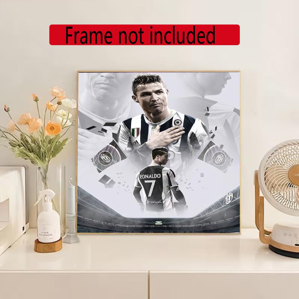 Juventus 5D Diy Diamond Painting Round Diamond Diy Frameless Holiday Artwork Suitable For Home Office Wall Decoration