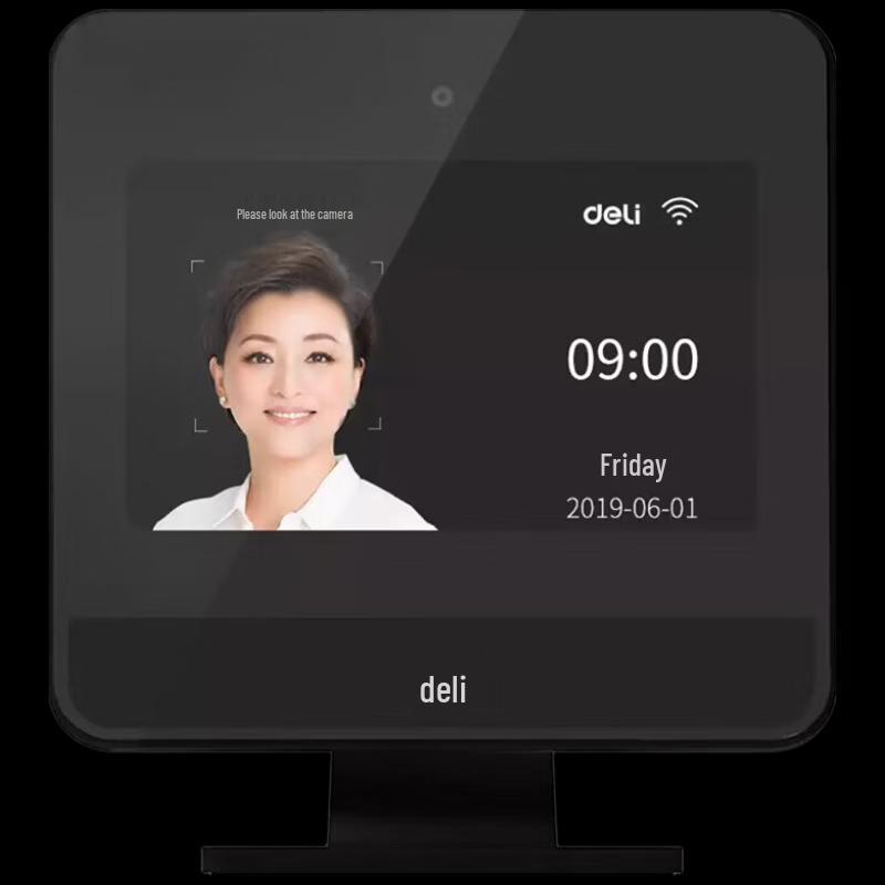 Deli Smart Cloud Attendance Machine CN plug (adapter included)