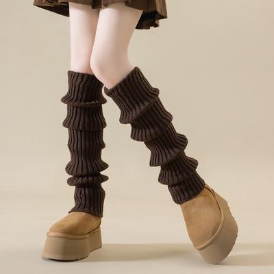 Damen Herbst- und Wintermode Neue Dicke Warme Strickstrümpfe