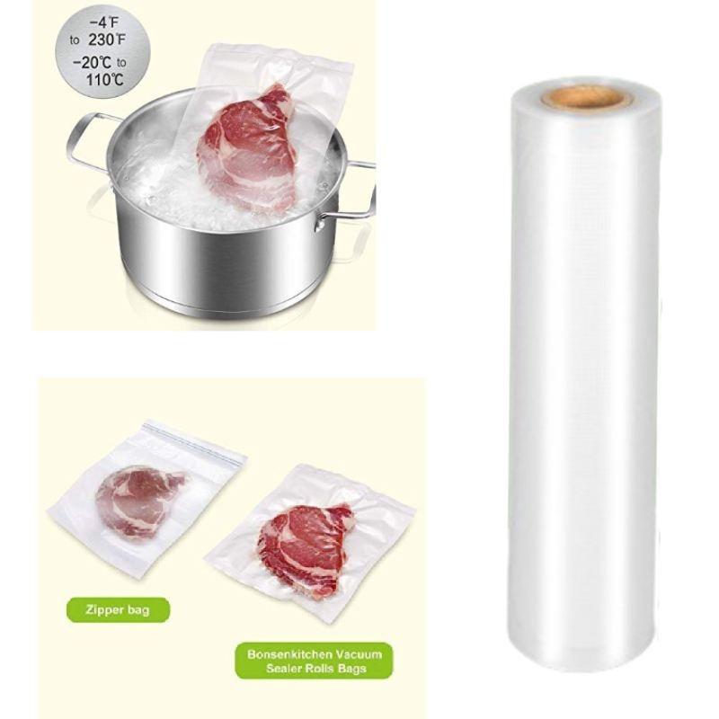 Vacuum Food Sealer Rolls Storage Bags 28 Cm Durable Material Kitchen Freshness