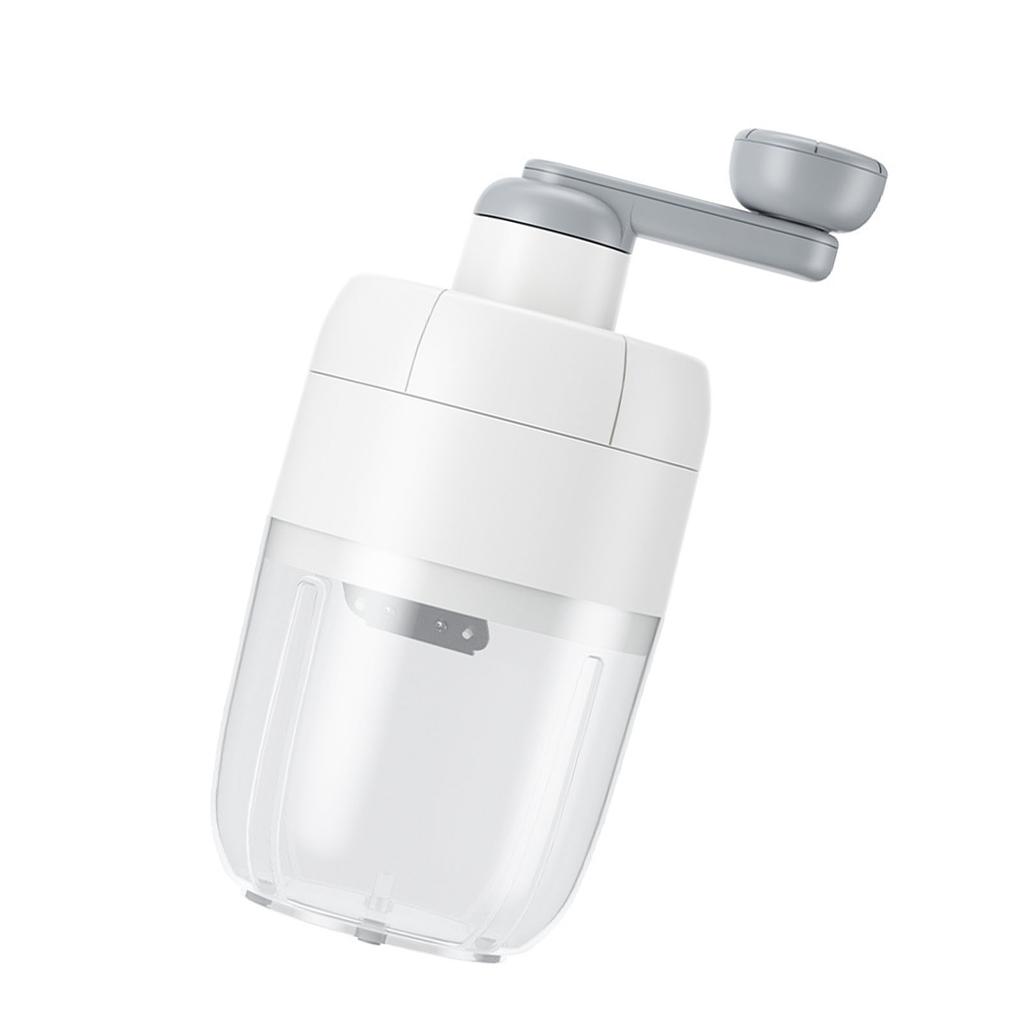 Manueller Eisrasierer Tragbare Transparente Eisbox Hand-Eiszerkleinerer für Zuhause Stand Camping