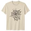 Classic Spider Web T-Shirt Gothic Spider Halloween Nature