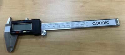 Adoric Life Digital Caliper with Large LCD Screen and Stainless Steel Body 0 To 6 Inches Conversion Inch/Fraction/Millimeter