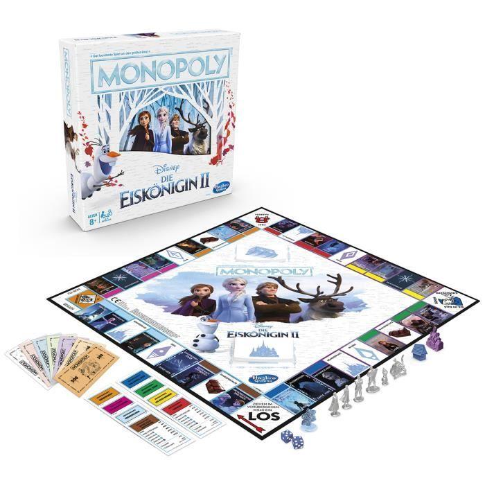 Jeu de société - la reine des neiges - monopoly - mixte - 2 joueurs ou plus - 60 min