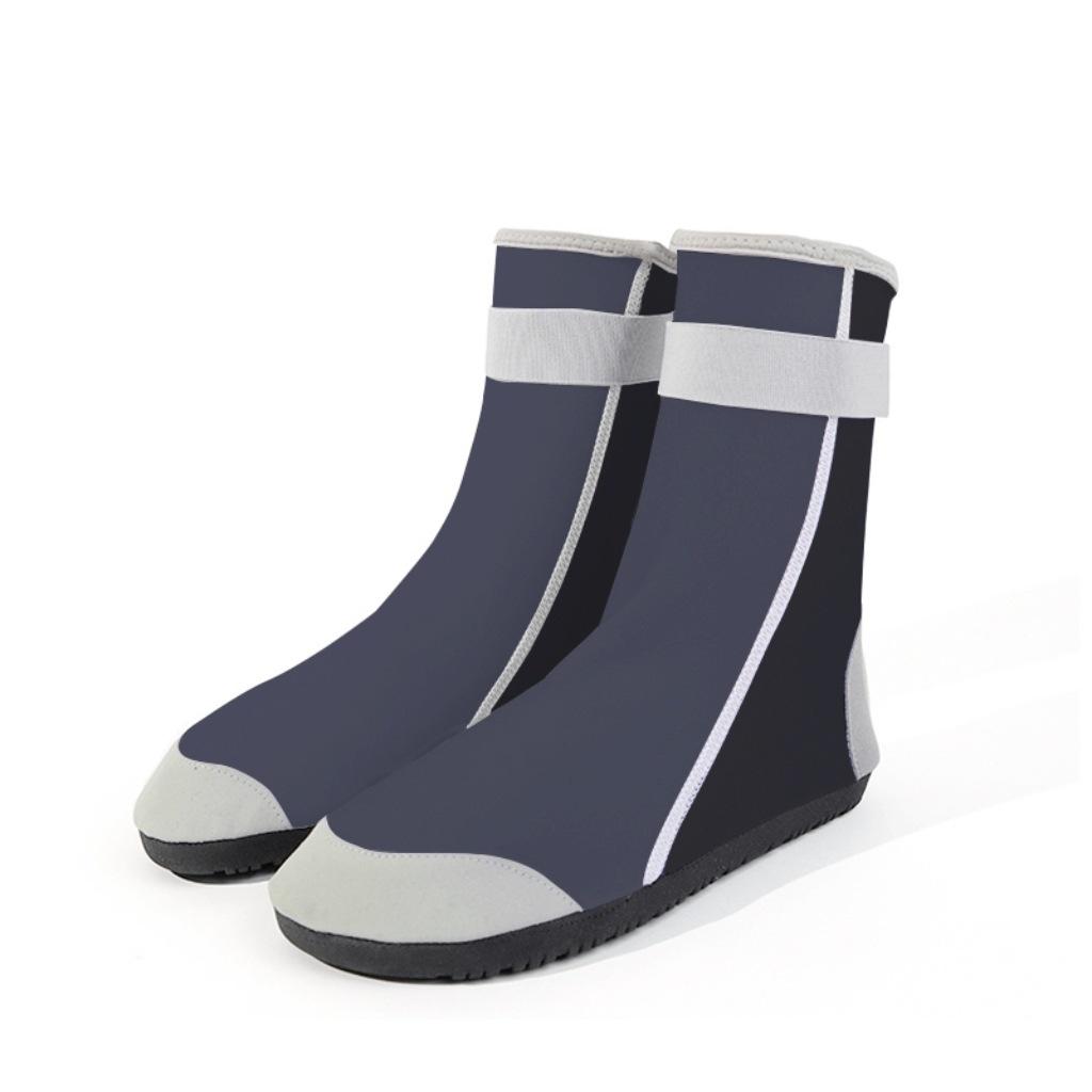 Unisex Quick-Dry Non-Slip Beach & Yoga High-Top Shoes: Soft, Cut-Resistant, Ideal for Swimming & Wading.