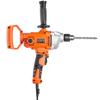 Drill Mixer, 12.7mm Corded Electric Drill Mixer Set, 0-850RPM 3.2A Mixing Drills, Mixing Drills Machine with D-Handle for Drilling & Blending,