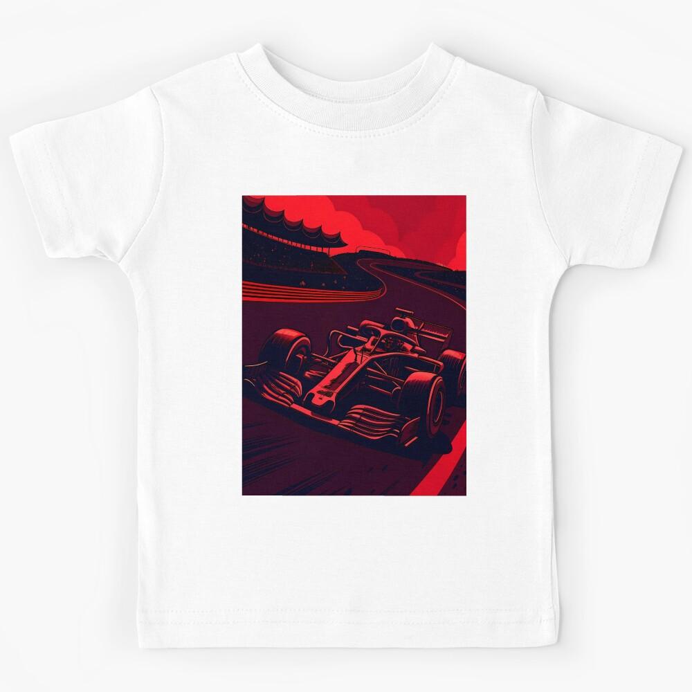 Top Racing Car Sci-Fi Colors Speed F1 Kids T-Shirt 160