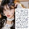 Rhinestone Face Temporary Tattoos Sparkling Face Tattoo Sticker  Enhance Atmosphere